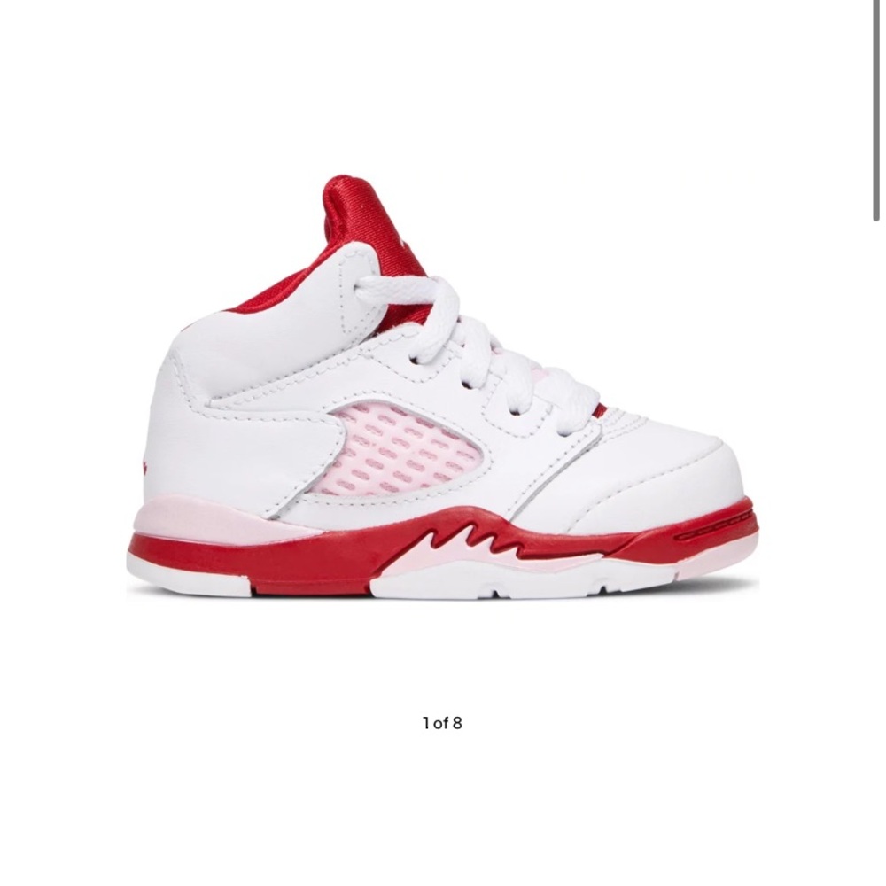 Toddler Air Jordan 5 Retro Pink Foam